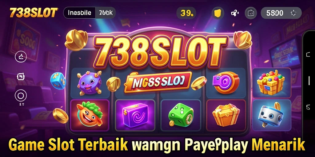 Screenshot gameplay utama 738SLOT dengan visual yang mengesankan.