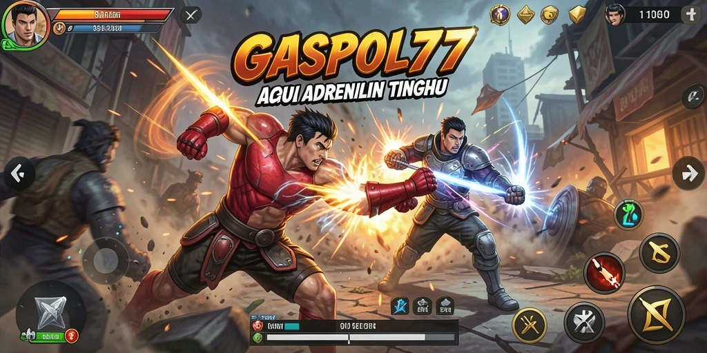 Tangkapan layar permainan GASPOL77 yang menampilkan aksi seru di medan perang.